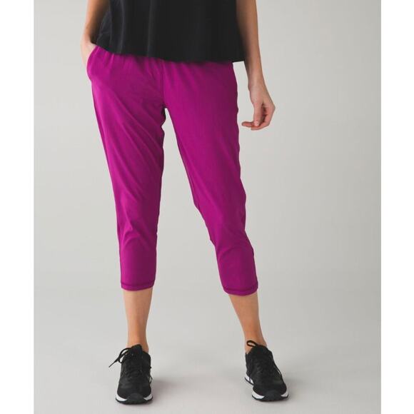 Lululemon Tranquil Crop Pants Regal Plum Size 4/6 603O - Picture 1 of 12